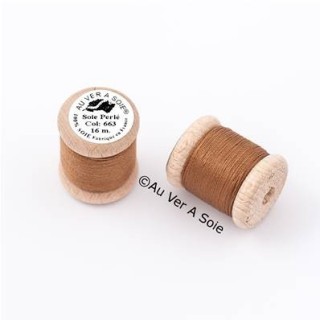 Bobine Soie perlée 767 rose pâle  "Au ver à soie" 