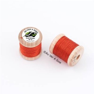 Bobine Soie perlée 767 rose pâle  "Au ver à soie" 