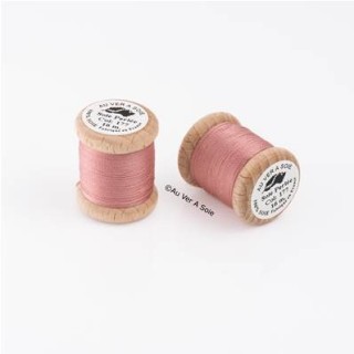 Bobine Soie perlée 767 rose pâle  "Au ver à soie" 