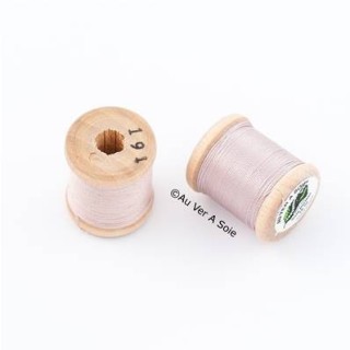 Bobine Soie perlée 767 rose pâle  "Au ver à soie" 