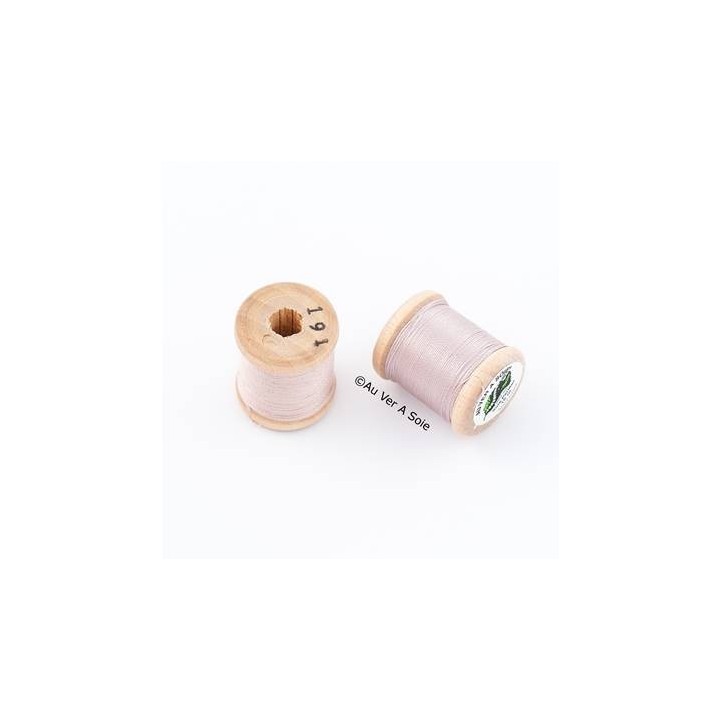 Bobine Soie perlée 767 rose pâle  "Au ver à soie" 