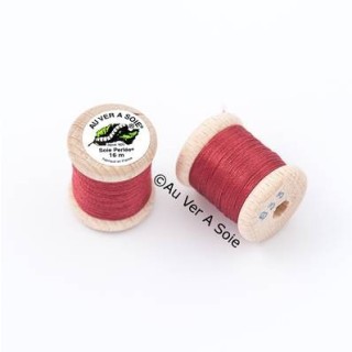 Bobine Soie perlée 767 rose pâle  "Au ver à soie" 