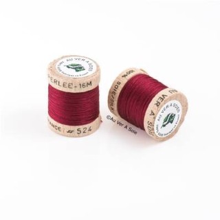 Bobine Soie perlée 767 rose pâle  "Au ver à soie" 