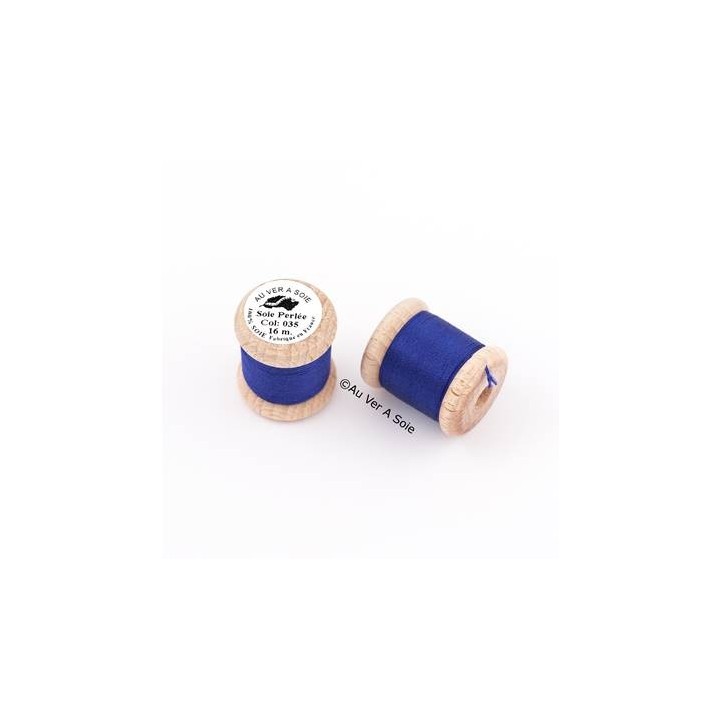 Bobine Soie perlée 767 rose pâle  "Au ver à soie" 