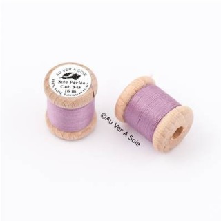Bobine Soie perlée 767 rose pâle  "Au ver à soie" 