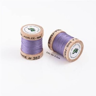 Bobine Soie perlée 767 rose pâle  "Au ver à soie" 