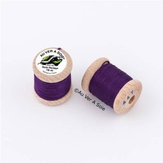 Bobine Soie perlée 767 rose pâle  "Au ver à soie" 