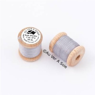 Bobine Soie perlée 767 rose pâle  "Au ver à soie" 