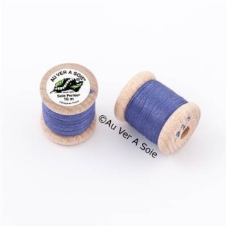 Bobine Soie perlée 767 rose pâle  "Au ver à soie" 