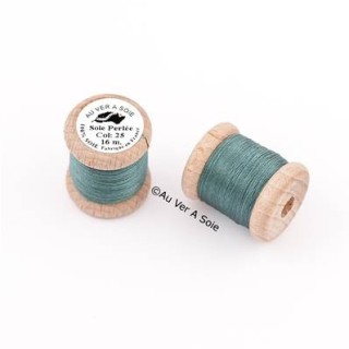 Bobine Soie perlée 767 rose pâle  "Au ver à soie" 