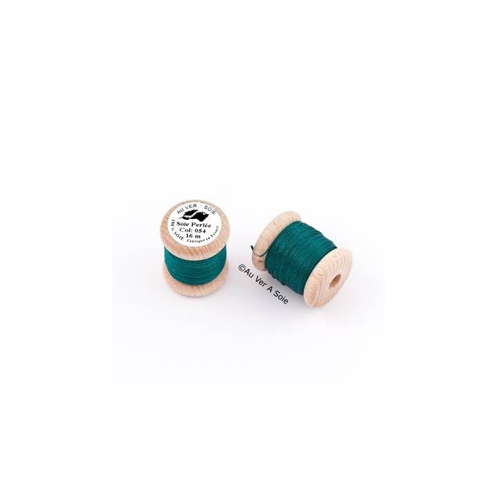 Bobine Soie perlée 767 rose pâle  "Au ver à soie" 