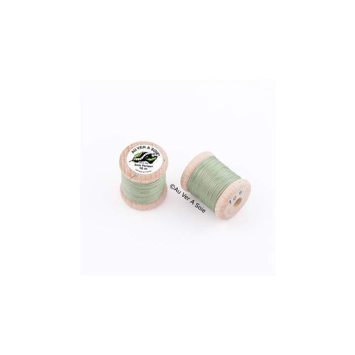 Bobine Soie perlée 767 rose pâle  "Au ver à soie" 