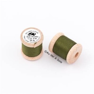 Bobine Soie perlée 767 rose pâle  "Au ver à soie" 