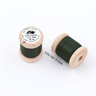 Bobine Soie perlée 767 rose pâle  "Au ver à soie" 