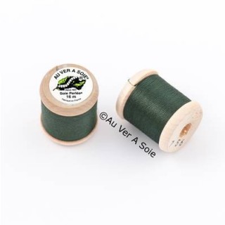 Bobine Soie perlée 767 rose pâle  "Au ver à soie" 