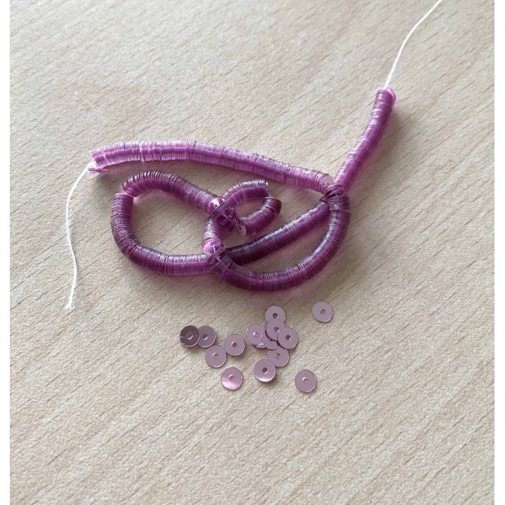 paillettes  métallique 4 mm