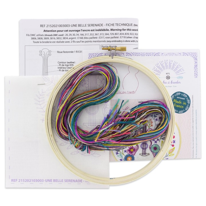 Kit de broderie: une belle sérénade