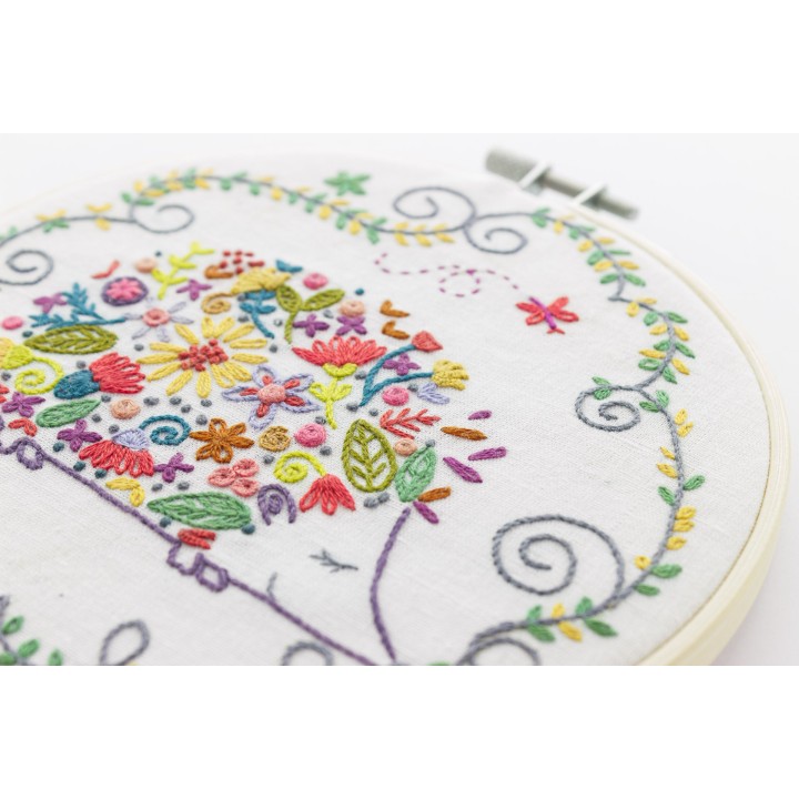 Kit "Fleur en soie et glitter" fiche technique