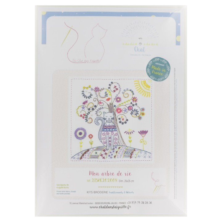 Kit de broderie: Mon arbre de vie