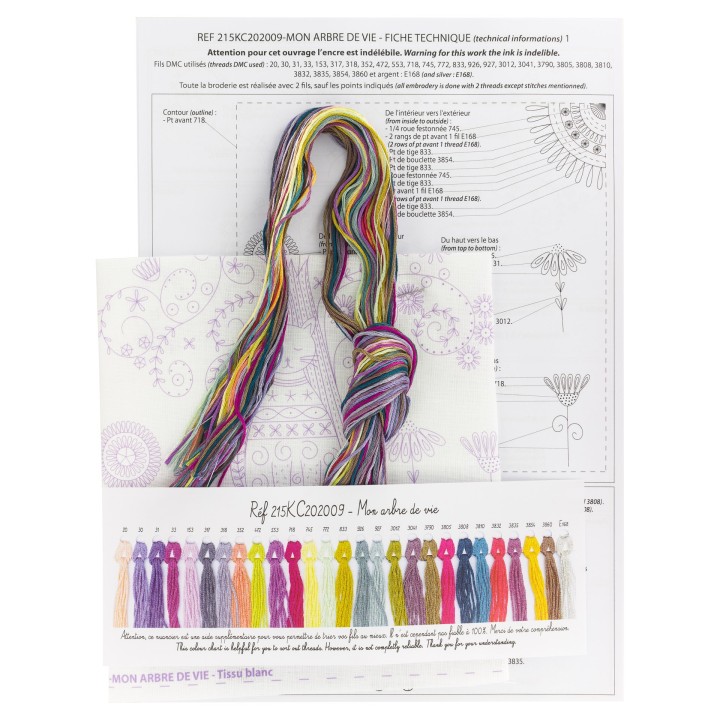 Kit de broderie: Mon arbre de vie
