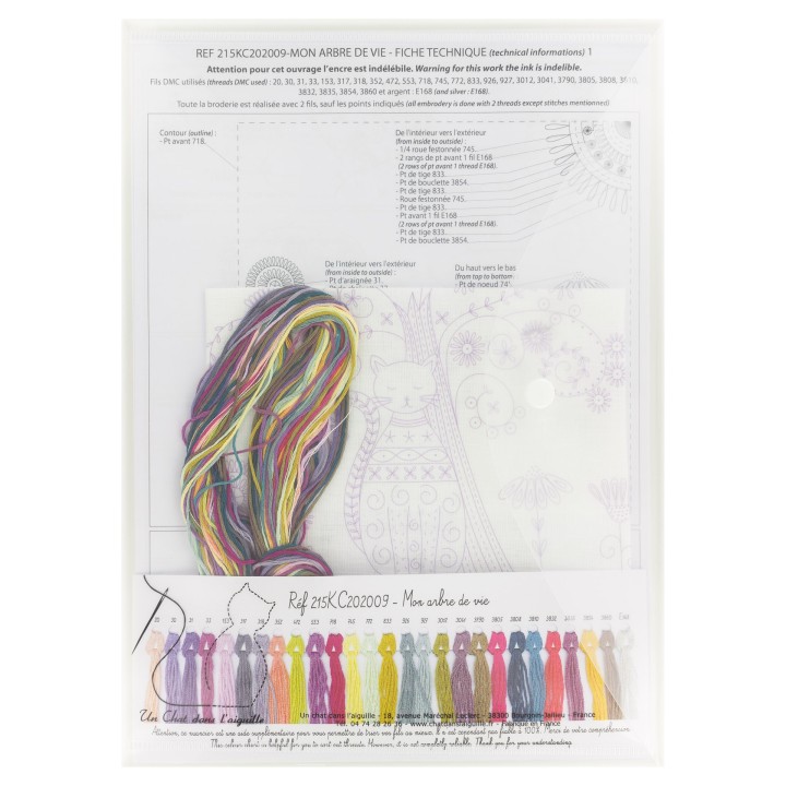 Kit de broderie: Mon arbre de vie