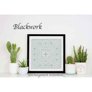blackwork "brique " à télécharger