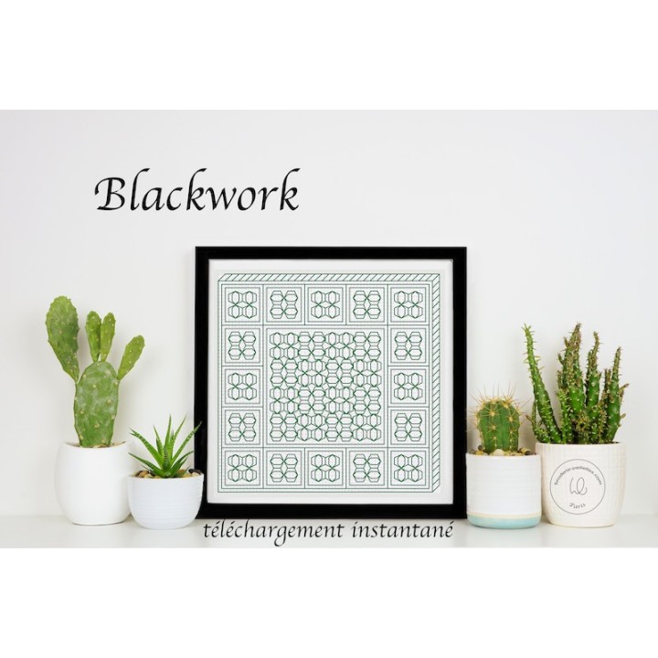 blackwork "brique " à télécharger