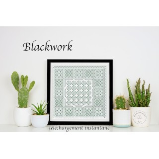 blackwork "brique " à télécharger