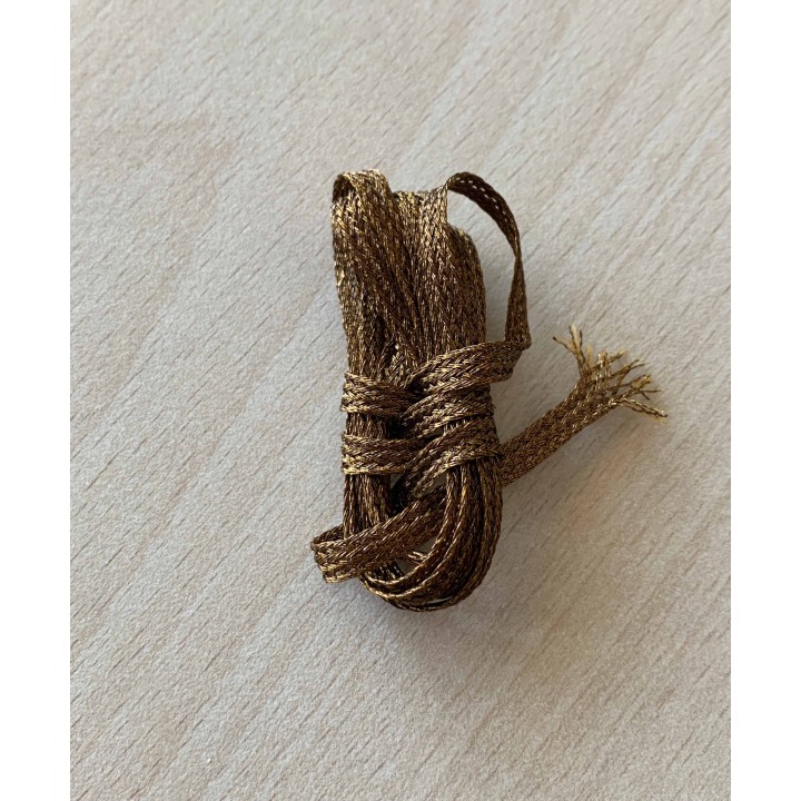 soutache métallisée