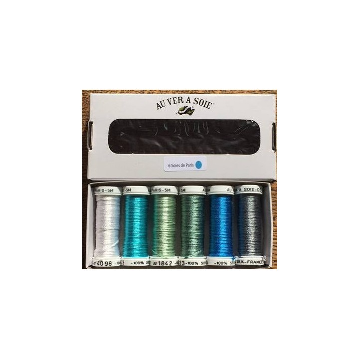 Pack de découvverte Soie d'Alger bleu