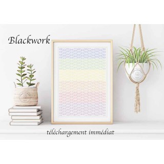 blackwork "rainbow " à télécharger