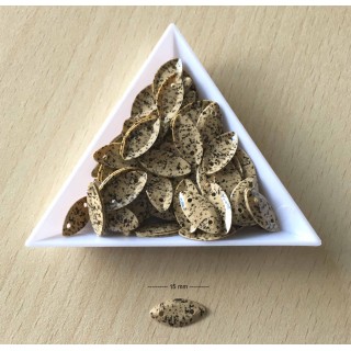 paillettes tachetées  4 mm en vrac