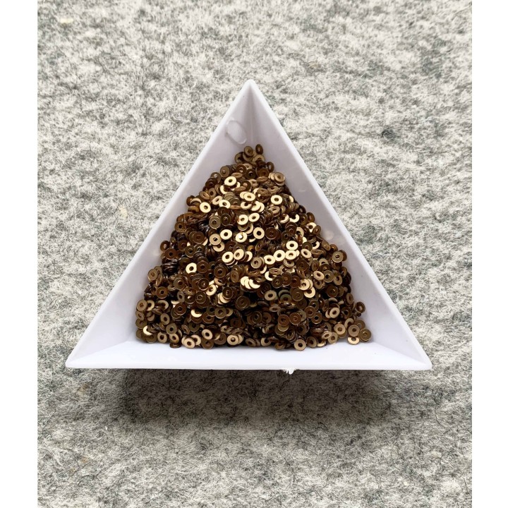 paillette cuvette 3 mm couleur Seaport Platinum