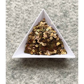 paillette cuvette 3 mm couleur Seaport Platinum