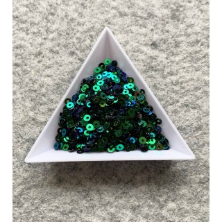 paillette cuvette 3 mm couleur Seaport Platinum