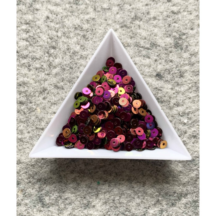paillette cuvette 3 mm couleur Seaport Platinum
