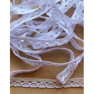 dentelle en coton naturelle