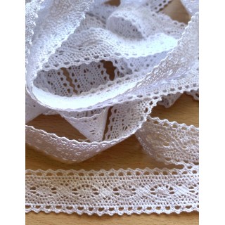 dentelle en coton naturelle
