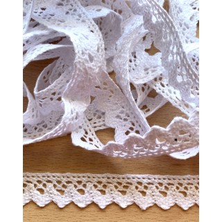 dentelle en coton naturelle