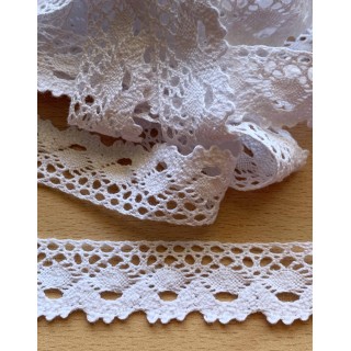 dentelle en coton naturelle