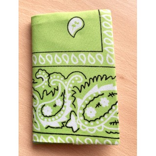 green bandana notebook spring
