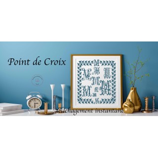 planche de point de croix à télécharger