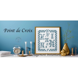planche de point de croix à télécharger