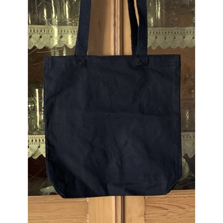 tote bag noir avec fond