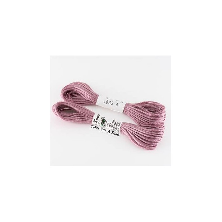 échevette de soie d'Alger 4633 vieux rose