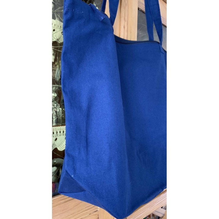black tote bag with customizable background