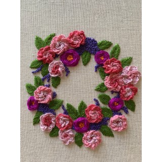 couronne florale