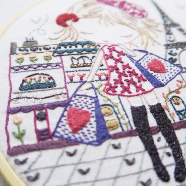 Kit "Fleur en soie et glitter" fiche technique