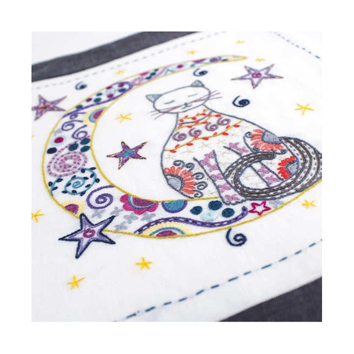 Kit de broderie: au clair de la lune