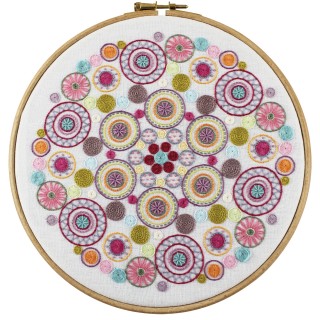 Kit "Fleur en soie et glitter" fiche technique